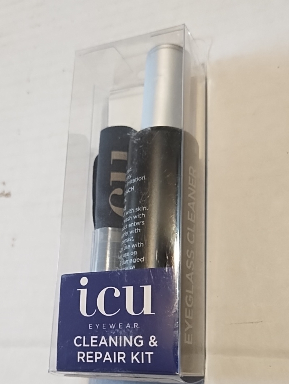 icu Eyewear Cleaning Fluid &  Towel